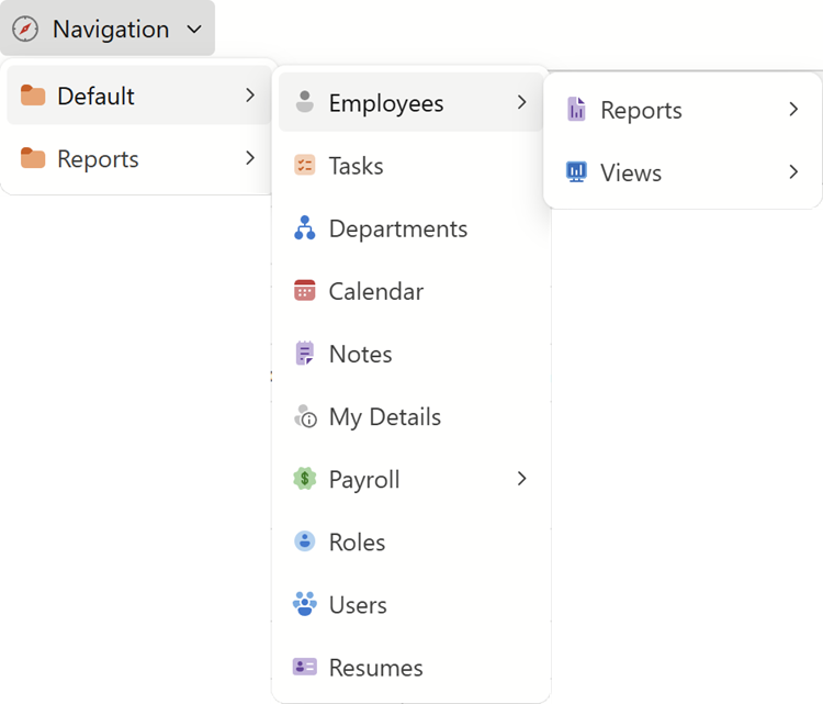 XAF ASP.NET Core Blazor ShowNavigationItem Action, DevExpress