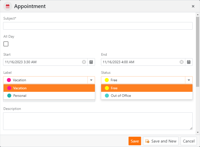 XAF ASP.NET Core Blazor Custom Status and Label, DevExpress