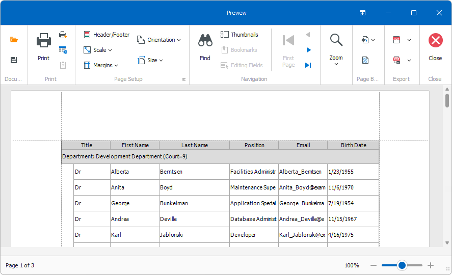 Print Preview Dialog