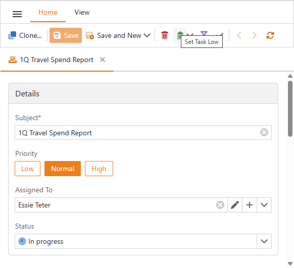 XAF ASP.NET Core Blazor Custom Razor Component-Based Enumeration Property Editor in a Detail View, DevExpress
