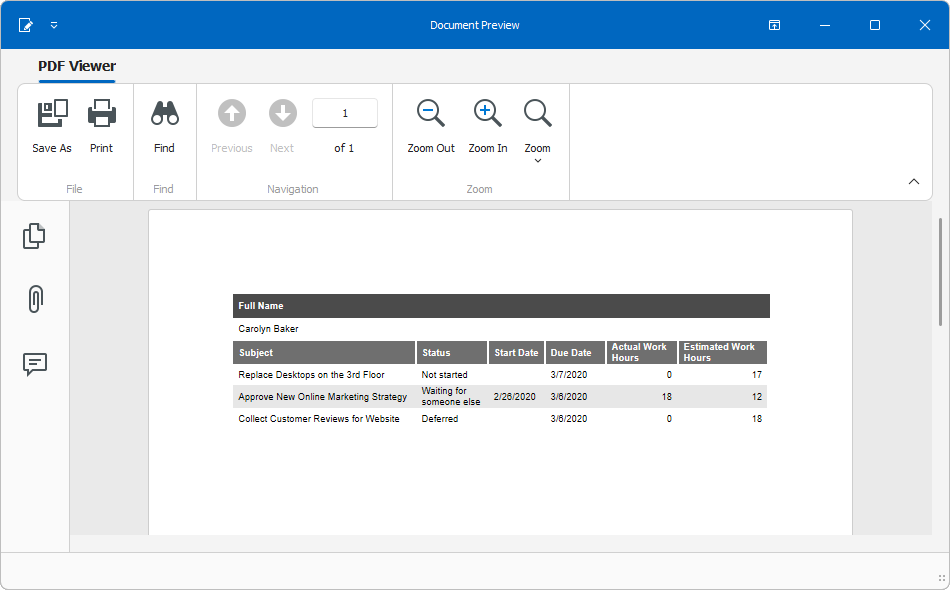 Document in a Separate Window