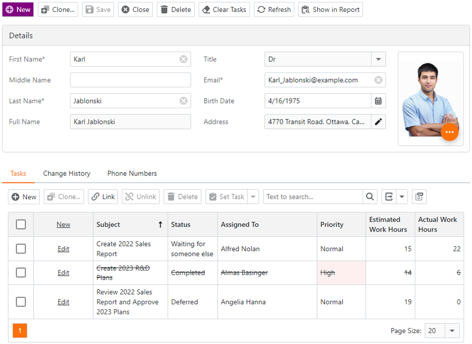 XAF ASP.NET Core Blazor - Customize an Action's appearance using a Controller