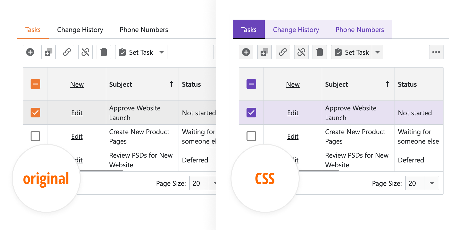 XAF ASP.NET Core Blazor - Customize Layout Elements Using Custom CSS Classes