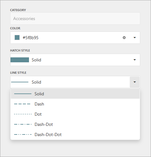 Coloring for Web Dashboard - Line Styles