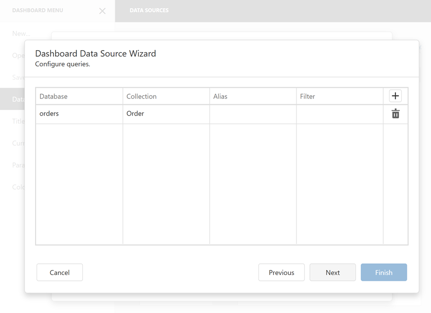 MongoDB Queries - Web Dashboard, DevExpress