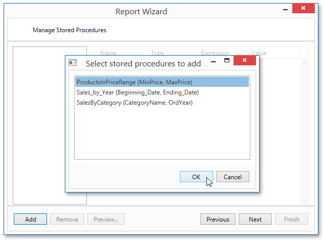 WpfReportWizard_EF_AddingStoredProcedure