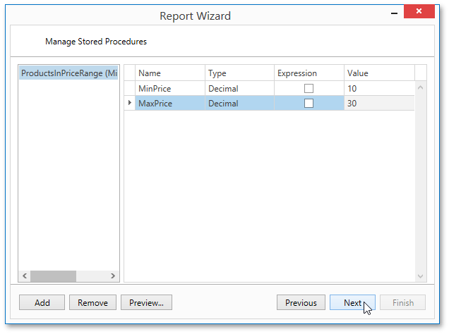 WpfReportWizard_EF_StoredProcParameters