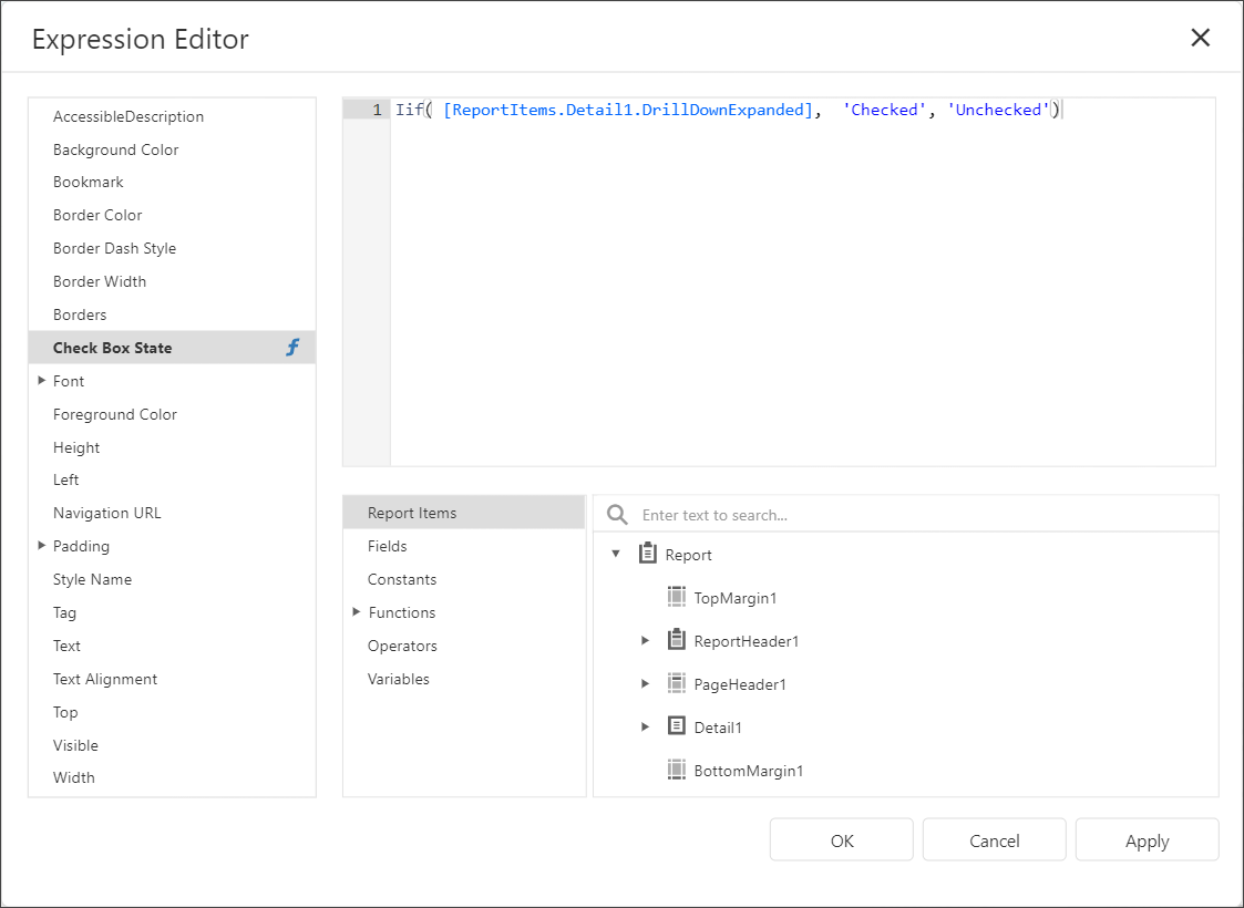 HierarchicalReport-CheckStateExpression