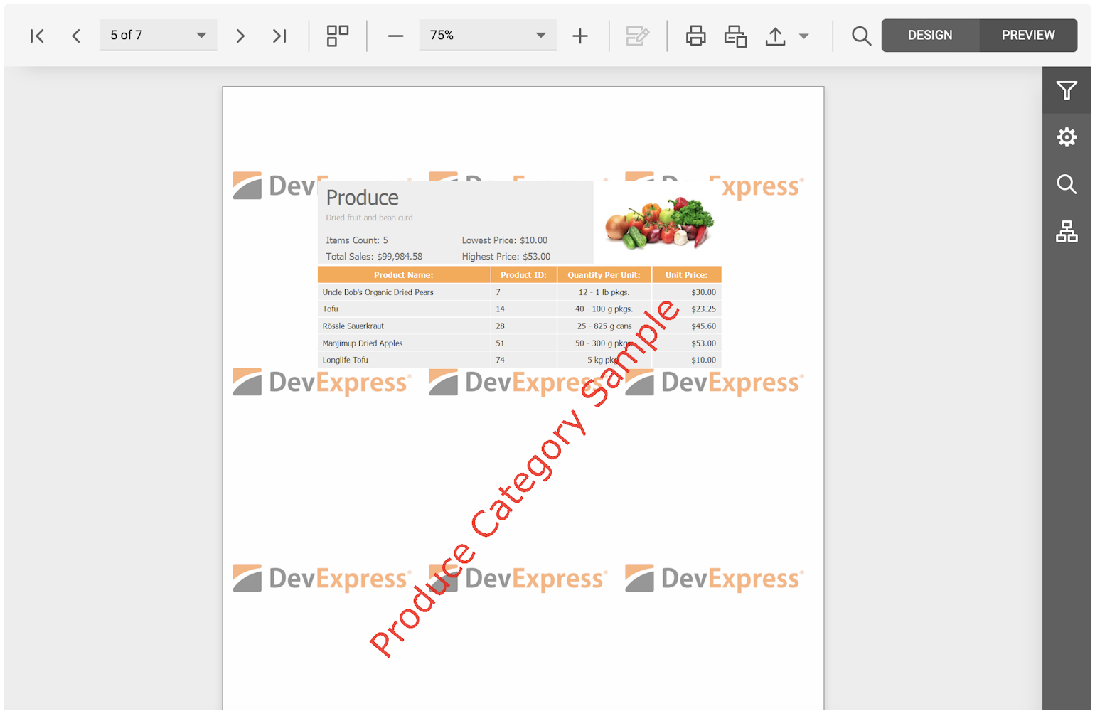 Combined text and image watermark